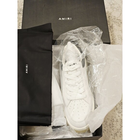 New AMIRI  stadium low white black Sneakers Size 46